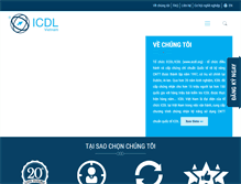 Tablet Screenshot of icdlvietnam.vn